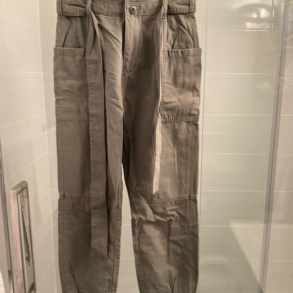 JOE’S Jeans Tie Waist Belted Cargo Pants - Picture 3 of 9